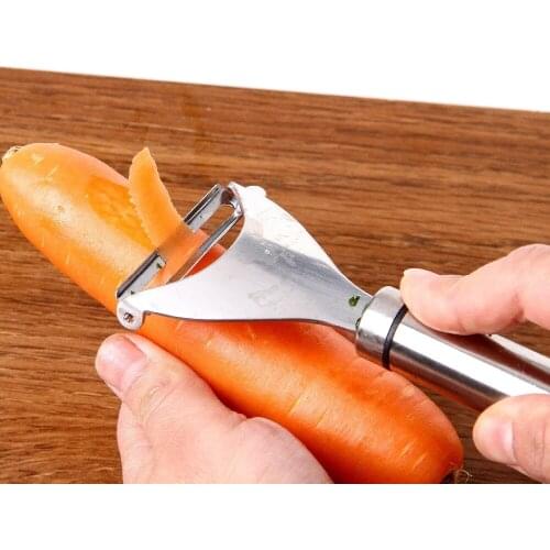 Multifunctional 304 Stainless Steel Carrot Potato Peeler Melon Gadget Vegetable Fruit Peelers Cutters Kitchen Cookig Tools