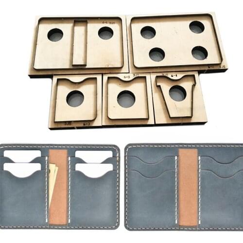 New Japan Steel Blade Die Cut Steel Punch Wallet card bag Cutting Mold Wood Dies forLeather Crafts 120*90mm
