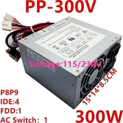 New PSU For Antec AT With Switch P8 P9 300W Power Supply PP-300V SPI-300G