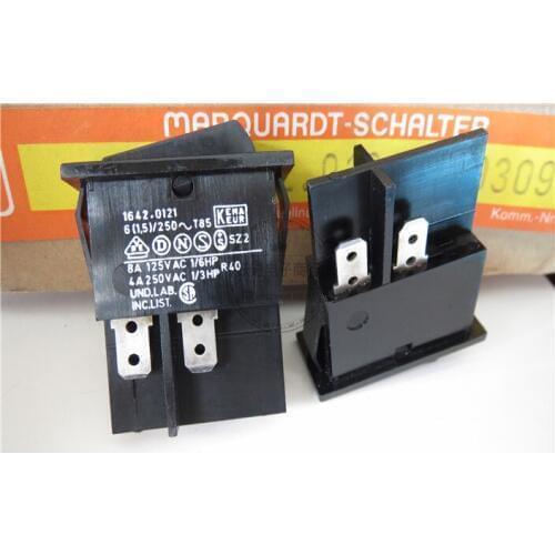 Original new 100% 1642.0121 rocker switch 4A250VAC 4pin 2gear warping rocker arm power switch