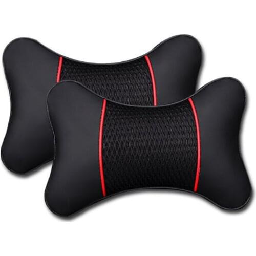 2 Pieces Auto Car Seat Neck Pillow Protection Safety Auto Headrest Support Rest Cushion Car Seats Accessories Pillow Pad