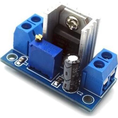 LM317 adjustable regulated power supply module DC-DC DC converter buck board adjustable linear regulator