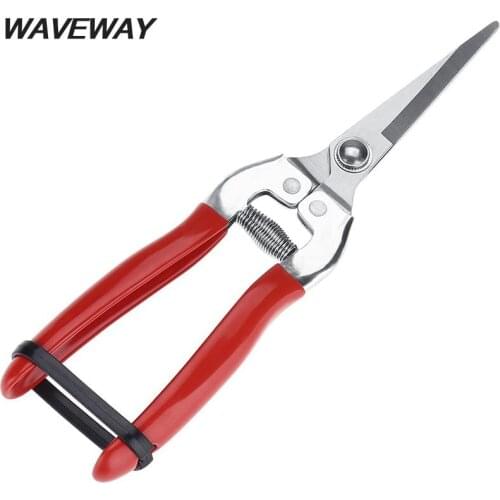 Gardening Hand Pruner Garden Scissors Pruning Shears Micro-Tip Pruning Snips Leaf Trimmer Straight Florist Scissor For Plants