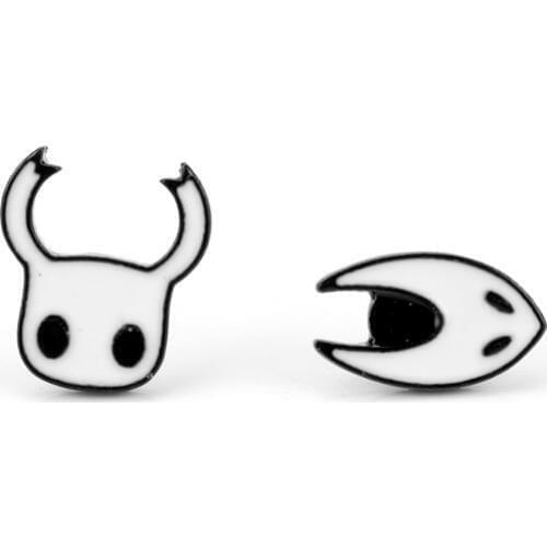 New Arrival Hollow Knight Cosplay Earrings Hot Game Anime Cartoon Hollow Knight Ear Piercing Earrings Jewelry Gifts
