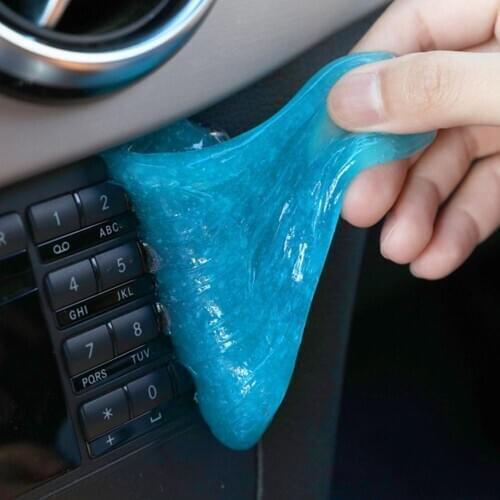 Blue/yellow Clean Glue Gum Silica Gel Car Keyboard Dust Dirt Cleaner Practical Durable Magic High Quality Soft Sticky
