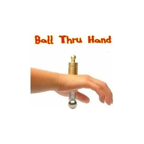 2015 New Ball Thru Hand - magic prop,mentalism,horrible,stage magic,Accessories,illusions,magic tricks,gimmick