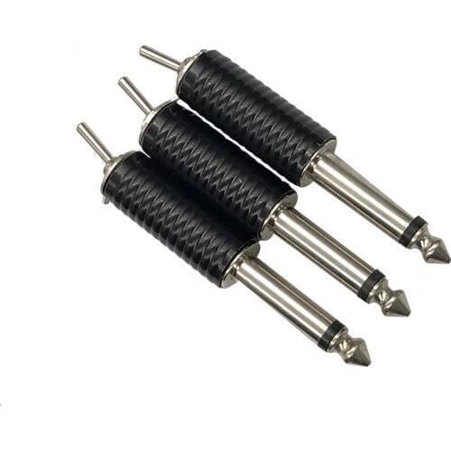 EZ Tattoo Foot Pedal Switch Hand Wireless Switch for Tattoo Machine Power Supply Pack of 3 Pcs Black & Silver Color