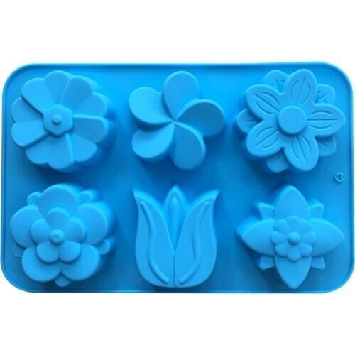 3D Tulip Flower Silicone Soap Mold DIY Cake Decorating Tools Chocolate Fondant Moulds