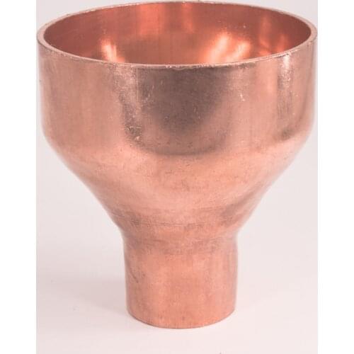 67 76 80mm To 22 28.6 32 35 38 42 54mm ID 99.9% Copper End Feed Solder Reducer Reducing Fitting Coupler For Air Condition