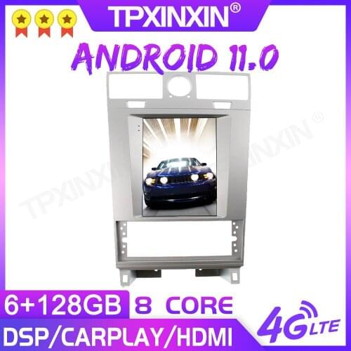 Android 11 For Lincoln Navigator 2005-2009 Sliver 6+128G Stereo Car Multimedia Stereo Player Headunit Audio Radio GPS Navigtion