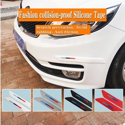 Car silicone gel anti-collision strip door side anti-collision strip body anti-scratch strip body anti-scratch protection strip