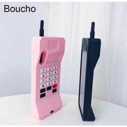 Boucho Phone Case For iphone XS MAX 8 Plus Fashion 3D Vintage Cell Phone Soft Silicone Case for Apple iphone 7 8plus 6 6S 7 plus