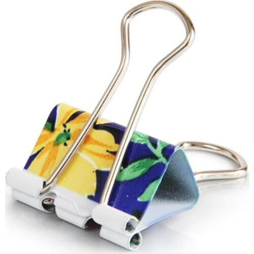 DL Force 8494 cute lovely clip metal color long tail clip swallowtail bill folder 25mm 24 pc/ per Exquisite office supplies