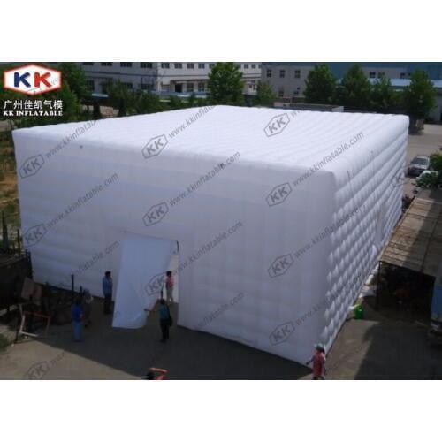 Inflatable concert hall made with blow up cubic air tent