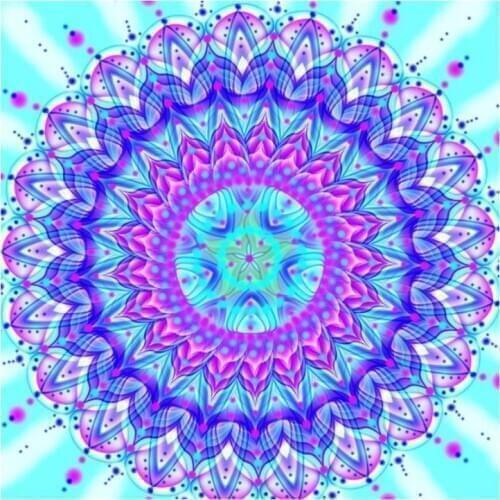 Full round diamond painting mandala flower embroidery mosaic diamond dotz diy rhinestone picture puzzle toy drawing wall decor