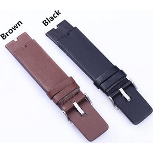 22mm Notch Interface Mens Genuine Leather Watchbands Bracelet for Moto 360 Smart Watch Band Strap And Tool