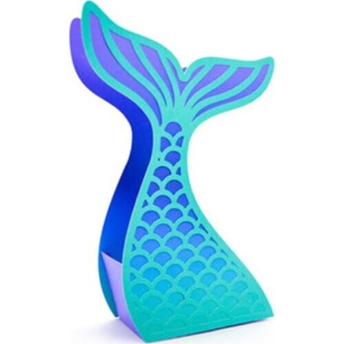Mermaid Craft metal cutting dies cut die mold candy box letters Scrapbook paper craft knife mould blade punch stencils dies