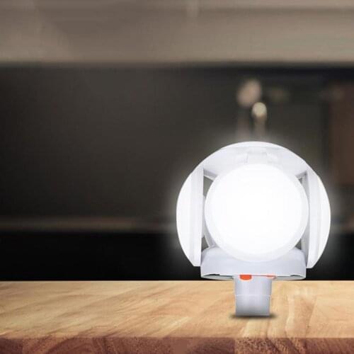 Garden Hanging Light Foldable Four-Leaf Deformation Lamp Home, Warehouse, Garage