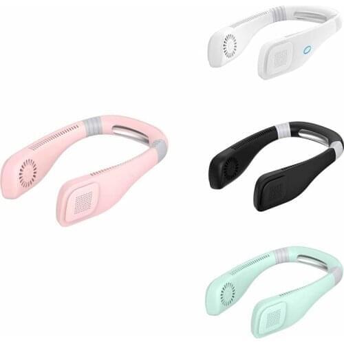 Mini USB Neck Fan with Battery Ultra Quiet Cooler Air Conditioner