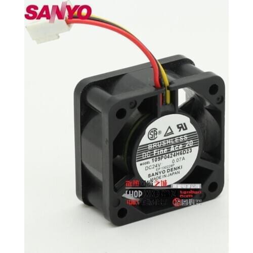 Cooling fan A90L-0001-0551 # A 109P0424H6D23 fan 40mm 4cm DC24V 0.07A 40 * 40 * 20mm server axial fans drive 30pcs/lot