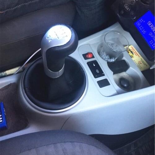 For Skoda Fabia 2 II MK2 Combi Scout Roomster 2007-2014 Car Gear Shift Knob Handball Lever Gaiter Boot Cover Collar Cover