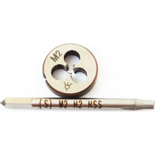 1PC Tap M2 + 1PC Die M2 (S)High Quality M2 Right Hand Tap And Die Set