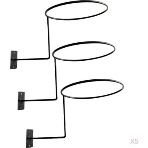 15 Pieces Metal Helmet Holder Stand Rack Hanger, Thickened Base with Stronger Load-Bearing Capacity, Stable and Heavy Duty