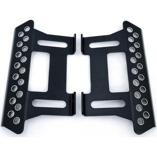 2pcs Alloy RC Car Metal Side Pedal / Step Plate Board For AXIAL SCX10 CC01 D90 1/10 RC Crawler Car Truck