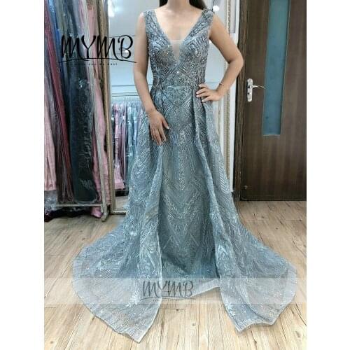 2021 Dubai Fashion Evening Dress For Women Weddding Party Wear MYMB Designer Plus Size Dinner Dress MY31110