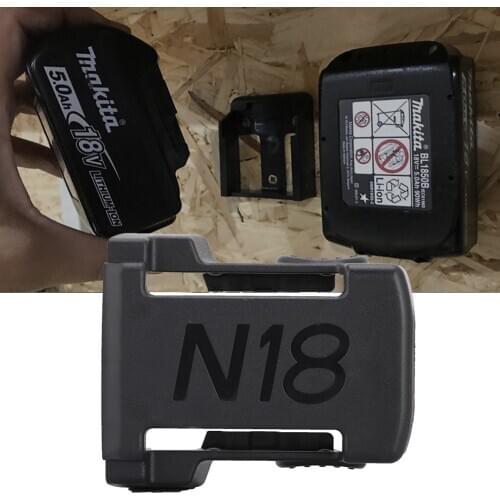 5pcs Battery Holder Batteries ABS Stand Under Shelf Mounts Mechanically Fixed Battery Mount Fit For Milwaukee