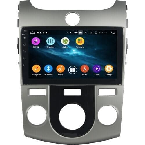 9" 1 Din 6 Core Android 9.0 Car Multimedia Player For KIA CERATO FORTE 2008-2012 MT Car Radio 4G+64G Audio PX6 Stereo DSP GPS