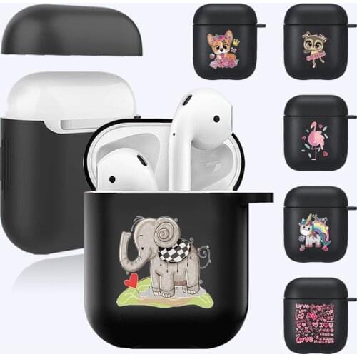 AirPod Cases For Apple Airpods 1st / 2nd Generation Soft Silicone Luxury Bluetooth Wireless Earphone Charging Box Headphone Case