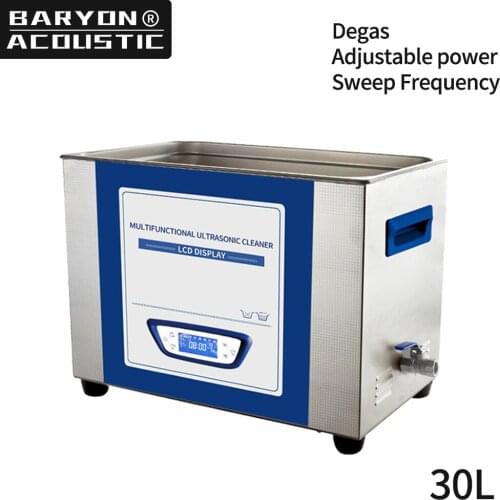 Digital Ultrasonic Cleaner 600W Dental Laboratory Instrument Industrial Hardware 30L Degassing Power Adjustable Cleaner