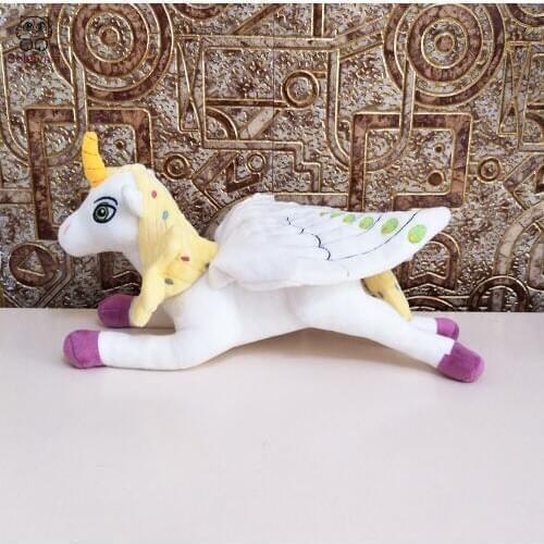 BOLAFYNIA Children Plush Toy mia and me unicorn horse bend over kind doll Baby Kids Stuffed Toy for Christmas Birthday gift