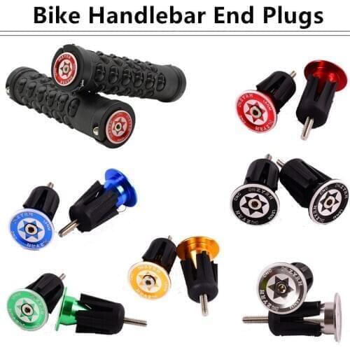 10Pair Bike Handlebar End Plugs Aluminum MTB Road Bicycle Handlebar Grips High Quality Cycling Handle Bar Cap Stoppers Bicicleta