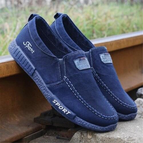 2019 Fashion Canvas Shoes Men Casual Shoes Summer Breathable Comfortbale Espadrilles Sneakers Men Flats Shoes Big Size