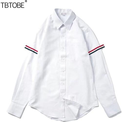 Mens classical design shirt high quality finishing and cutting businese casual occasion leisure man White shirts boy Browne