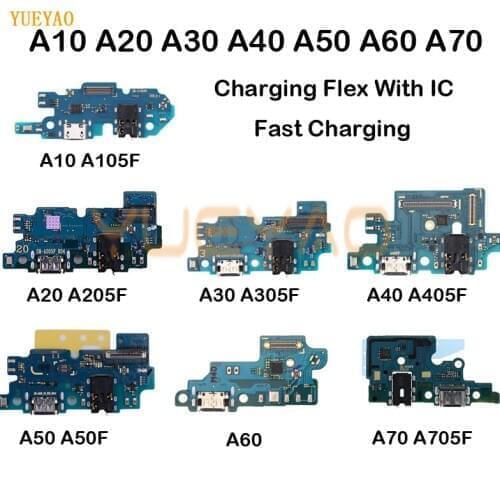 USB Charge Dock Board Charging Socket Connector Flex Cable For Samsung A10 A105F A20 A205F A30 A305F A40 A50 A505F A60 A605F A70
