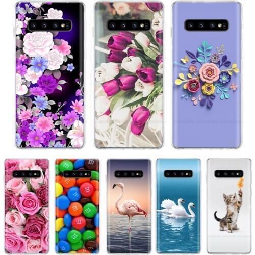 Silicon Case For Samsung Galaxy S10 Case S10 Plus G975F TPU Cover Phone S10 E Case On For Samsung S10 Plus S 10 SM-G973F Cases