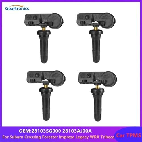 4pcs For Subaru Crossing Forester Impreza Legacy WRX Tribeca TPMS Tire Air Pressure Monitoring System 28103SG000 28103AJ00A