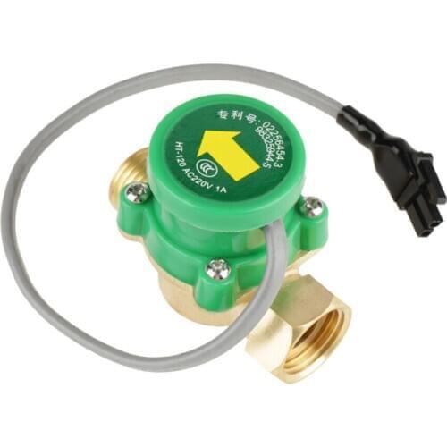 1Pcs Water Pump Switch HT-120 Water Flow Switches AC 220V 0.5A G1/2in-1/2in Thread Water Pump Flow Sensor switch Hot Sale