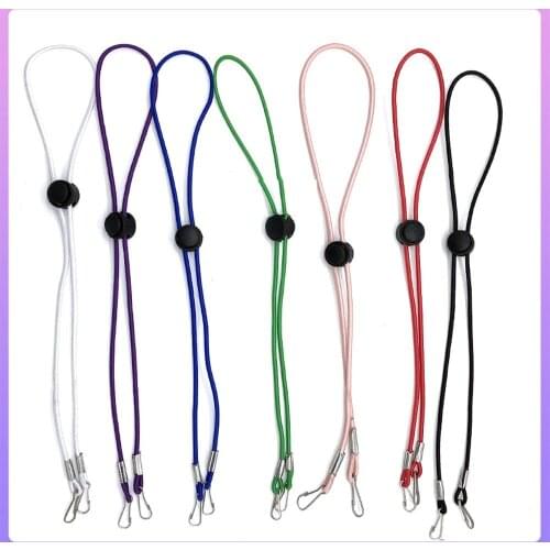 1PCS Adjustable Mask Hanging Hook Lanyard 95 Masks Holder Convenient Traceless Ear Hook Face Mask Storage Anti Drop Hanging Neck