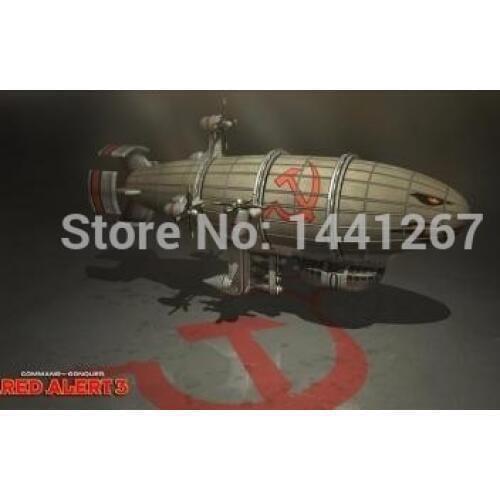 3D Paper Model Command & Conquer: Red Alert 3 Kirov Airship Model DIY Handmade Child Toys