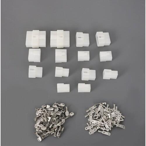 6.3mm Spade Termina with Locking Connector Kit for Honda CB550F CB550K CB750F CB750K CB350F CB400F CB500K Wiring Harness Repair