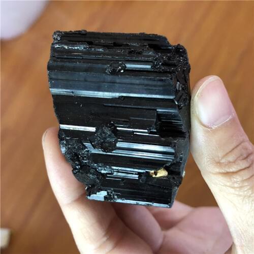 Aroun 100g Best Large Raw BlackTourmaline grounding stone Healing Mineral for Protection Reiki black tourmaline rough original