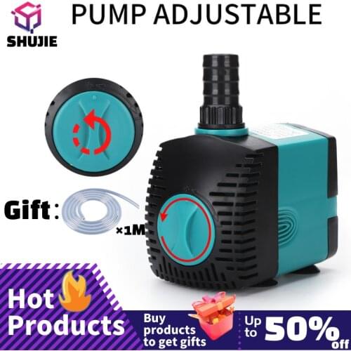 3w 6w 10w 15w 25w Mute Energy-Saving Adjustable Submersible Fountain Pump Filter Fish Pond Aquarium Water Pump Fountain 2021new