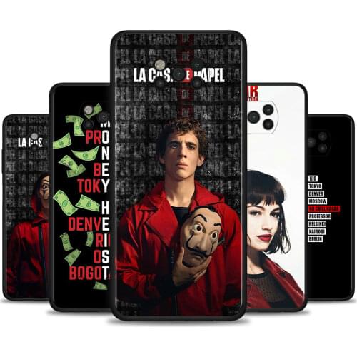 La Casa De Papel Money Heist Phone Cover for Xiaomi Poco X3 Pro F3 M3 X3 NFC F1 F3 GT Black Silicon TPU Case Coque fundas