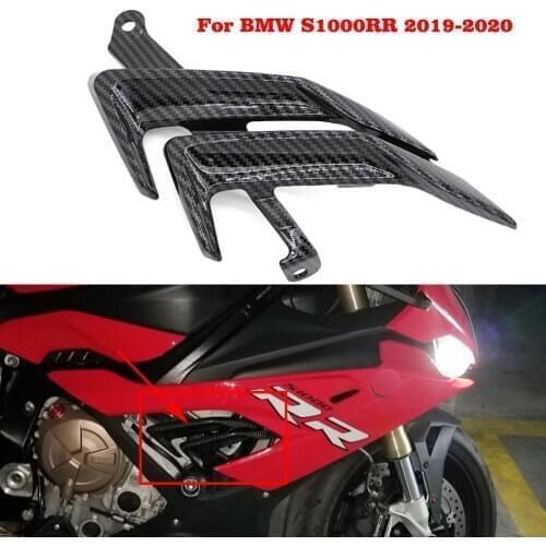 Carbon Fiber Black (ABS) Fairing Side Panel Motorcycle Small Fairings Cover Guard For BMW S 1000 RR S1000RR 2019 2020