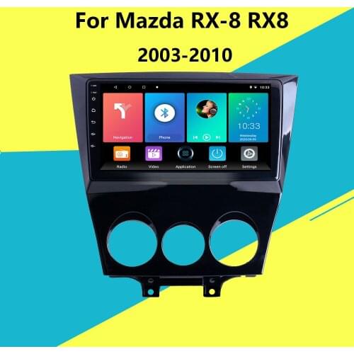 For Mazda RX-8 RX8 2003-2010 2 din Android Autoradio Car Radio Stereo GPS Navigation Multimedia Player Head Unit WIth Frame