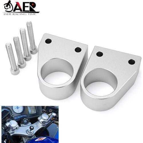 JAER Handlebar Riser Clamp For Honda VFR800 2014 2015 2016 2017 2018 Motorcycle Accessories Handle Bar Riser Height up Adapter